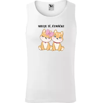 Pánské tílko Pánské tílko Malfini Core Miluju tě, čumáčku