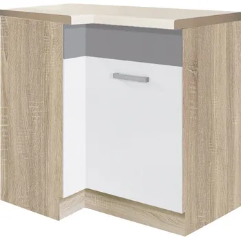 Kuchyňská skříňka Fadome Dolní rohová kuchyňská skříňka Global 14D, pravá Zvolte korpus: Borovice andersen