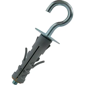 Hmoždinka Plastová hmoždinka TA 12 x 46 hák M 5