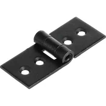 Nábytkové kování Interex Křídlový závěs 63 x 25 mm / Černý