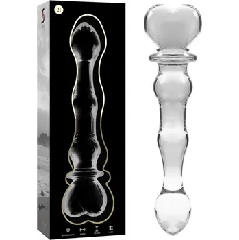 Dildo Ibiza Nebula Model 21 Dildo Borosilicate Glass 20.5x3.5cm Clear