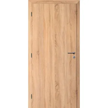Interiérové dveře Solodoor Interiérové dveře 70 L, 750 × 1985 mm, fólie, levé, dub Mystic, plné 10000505110