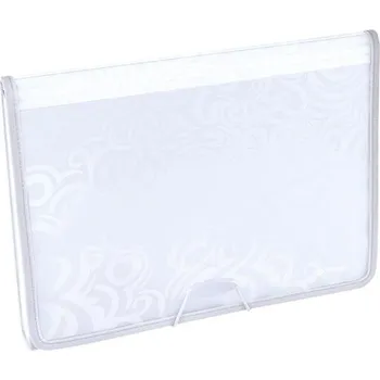 PANTA PLAST Harmonikové desky Tai Chi, s gumičkou, bílá, PP, A4, PANTA PLAST 94891