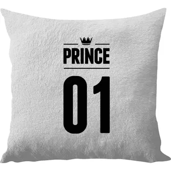 Polštář Polštář bílý 40x40 cm - dlouhý chlup Prince s vlastním číslem