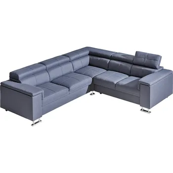 Obývací pokoj Dolmar Rohová sedací souprava Boston II Barevné provedení: Cayanne 1111 white eko kůže, Zvolte stranu sed. soupravy: Pravá strana