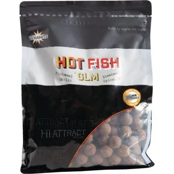 Boilies Dynamite Baits boilie Hot Fish &amp; GLM 26mm 1kg