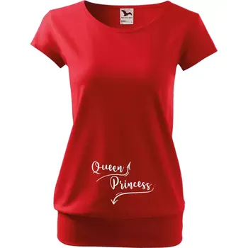 Těhotenské tričko Malfini City Queen and princess