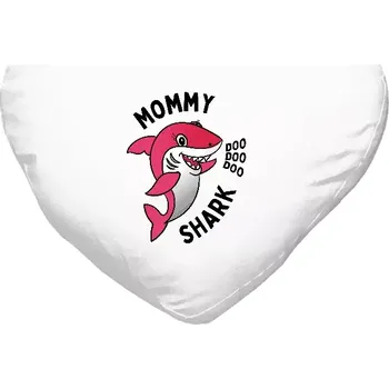 Polštář Polštář srdce 40x35 cm Mommy Shark