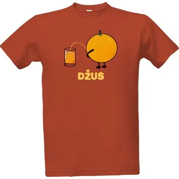 Tričko s potiskem Džus pánské