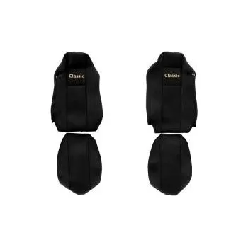 autokoberec Sada potahů sedaček (sedadel) pro MAN TGX (od roku 2006) sedadlo řidiče ISRI, černá 20375