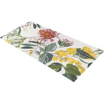 Koberec Venkovní kusový koberec Zumba, 170 × 120 cm, květinový na bílém podkladu, 100% polypropylen 5282-6-120170