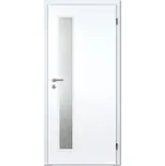 Doornite Basic Interiérové dveře Vertika, 70 P, 746 × 1983 mm, lakované, pravé, bílé, prosklené C1HMFP.70P1.VC