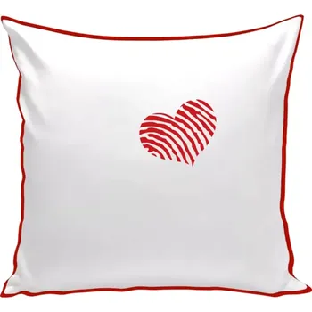 Polštář Polštář barevný 32x32 cm Otisk srdce