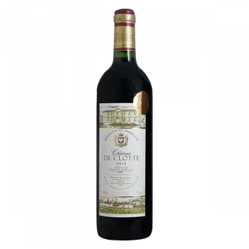 Víno Chateau de Clotte Castillon-Cotes de Bordeaux 2016 0,75l