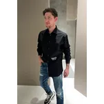 Pánská košile Dsquared2 S74DM0653 černá Velikost: 46