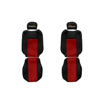 Potah sedadla Sada potahů sedaček (sedadel) pro RENAULT T (od roku 2013) červená 20551