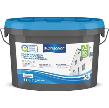 barva na zeď Swingcolor Fasádní barva, bílá, 1 l 6226 T0001 0