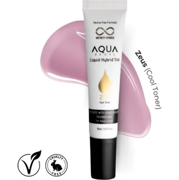 Barva na řasy a obočí Infinity Aqua Drops hybridní tekutá barva na obočí 15 ml Barva: Zeus (Cool Toner)
