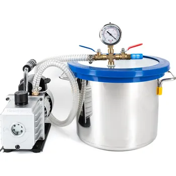 Vakuovačka Vakuová komora 8L s olejovou vývěvou 230V/50Hz