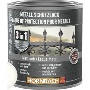 barva na kov Barva na kov 3v1 HORNBACH bílá matná 250 ml