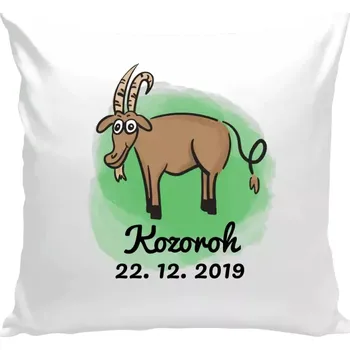 Polštář Polštář bílý 40x40 cm Kozoroh
