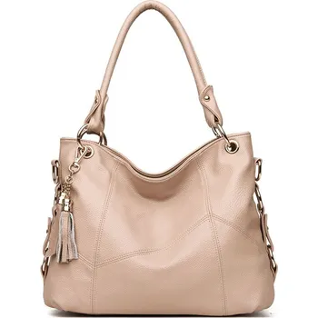 Kabelka Shopper kabelka s geometrickým prošíváním Barva: Krémová, Velikost: (30cm