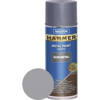 Barva ve spreji Barva ve spreji 400ml gun metal šedá hladká, Metall-Hammer