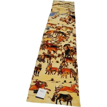 Šála Duuree.cz Kašmírová šála Laura Barva: Žlutá a hnědá