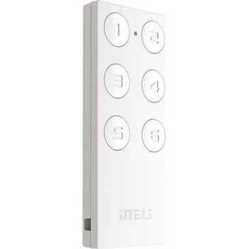 Elektronická součástka Bezdrátová klíčenka INELS ELKO EP RF KEY-60/W bílá 6 tlačítek