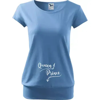 Těhotenské tričko Malfini City Queen and prince