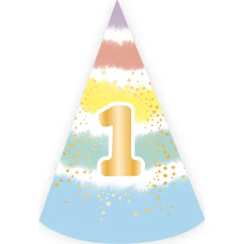 Party dekorace Párty čepička s číslem 1