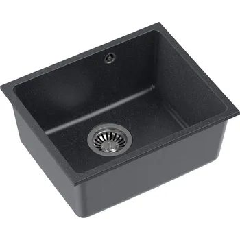 Granitový dřez Quadron Alec dřez graniteq 46x37.5 cm černá HQA4640CZK
