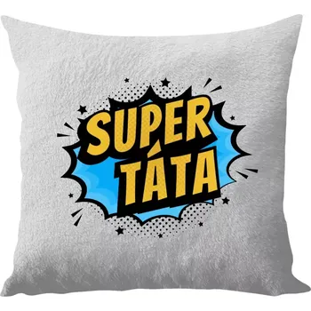 Polštář Polštář bílý 40x40 cm - dlouhý chlup Supertáta - bublina