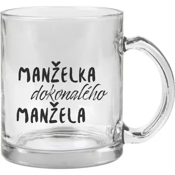 Hrnek 330 ml - skleněný Manželka dokonalého manžela