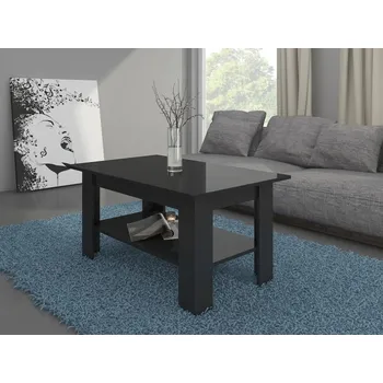 Konferenční stolek Konferenční stolek ADARA, černá/černý lesk, 5 let záruka + PROVĚŘENO zákazníky + vyzvednutí ZDARMA