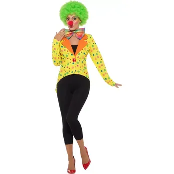 Barevná klaunská fraková bunda S