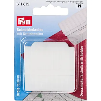 PRYM Držák na krejčovskou křídu + krejčovská křída bílá 1 ks