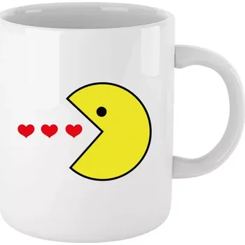 Hrnek 330 ml - bílý Pac - man