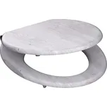 WC sedátko se zpomalovacím mechanismem SOFT-CLOSE LIGHT WOOD MDF