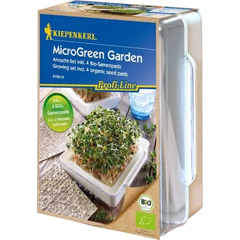 Semeno Kiepenkerl Semena k naklíčení MicroGreen Garden BIO mikrozelenina, 4 ks, klíčení: při teplotě 18–20 °C, sklizeň: po 6–10 dnech&nbsp;618619