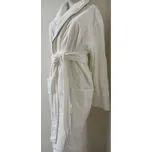 AKCE Župan Velur lýmec froté bílý s proužkem - Vestis L