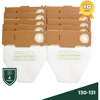Sáček do vysavače Vorwerk Sáčky do vysavače 130 - 131 balení 10 ks