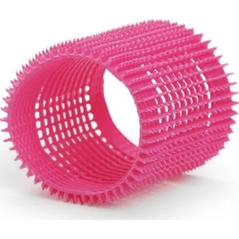 kartáč na vlasy Olivia Garden Jet Set Self-Gripping Curlers - samouchopovací natáčky Růžové průměr 65mm (2ks/bal)