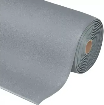 Rohožka Protiúnavová pěnová rohož, mírně profilovaný povrch, šedá, 150 cm