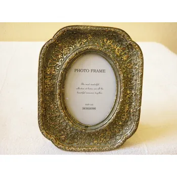 Rám na obraz OVÁLNÝ RÁMEČEK ZLACENÝ NA OBRÁZEK I FOTO