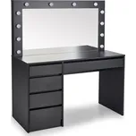 Toaletní stolek Halmar HOLLYWOOD XL černý