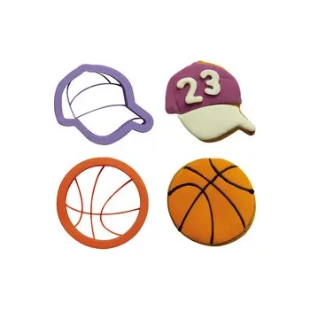 Vykrajovátko Vykrajovátka - Basketball (Míč + čepice) / Decora