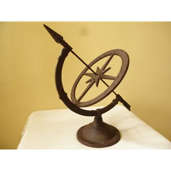 Zahradní dekorace SLUNEČNÍ ZAHRADNÍ LITINOVÉ HODINY