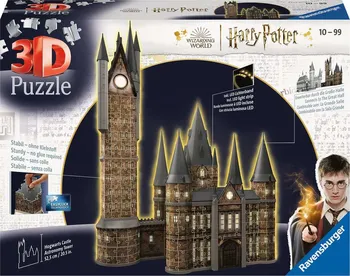 3D puzzle Ravensburger Harry Potter Astronomická věž noční edice 615 dílků