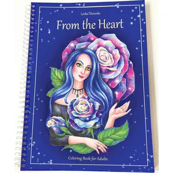 Antistresové omalovánky From the Heart, antistresové omalovánky s podpisem autorky, Lenka Filonenko